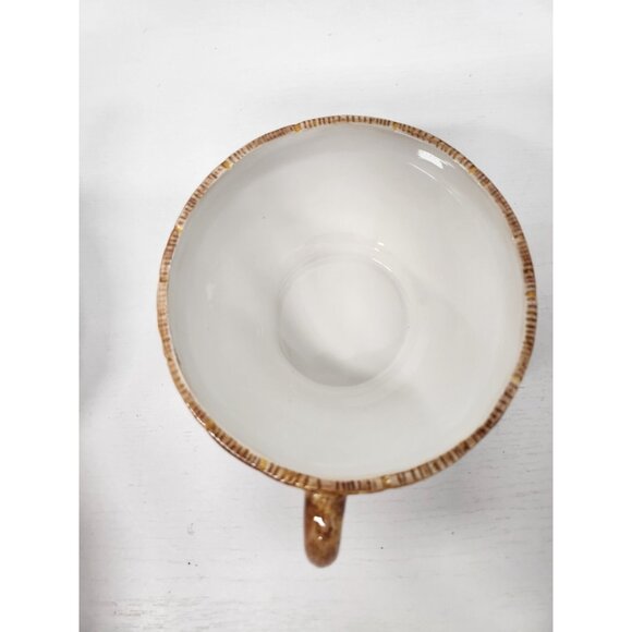 VTG Department 56 Three Men in a Tub Nesting Teapot and Cup Set Ceramic Kitsch - Picture 9 of 15